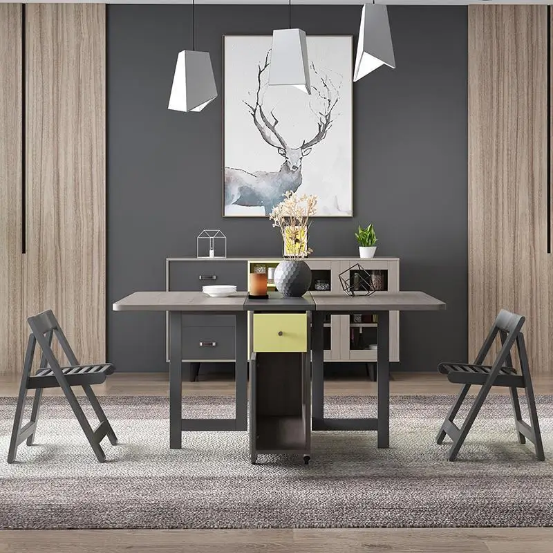 Esstisch Room Tablo Redonda Ouro Tavolo piegevole обеденный набор Yemek Masasi De Jantar Mesa складывающийся стол |