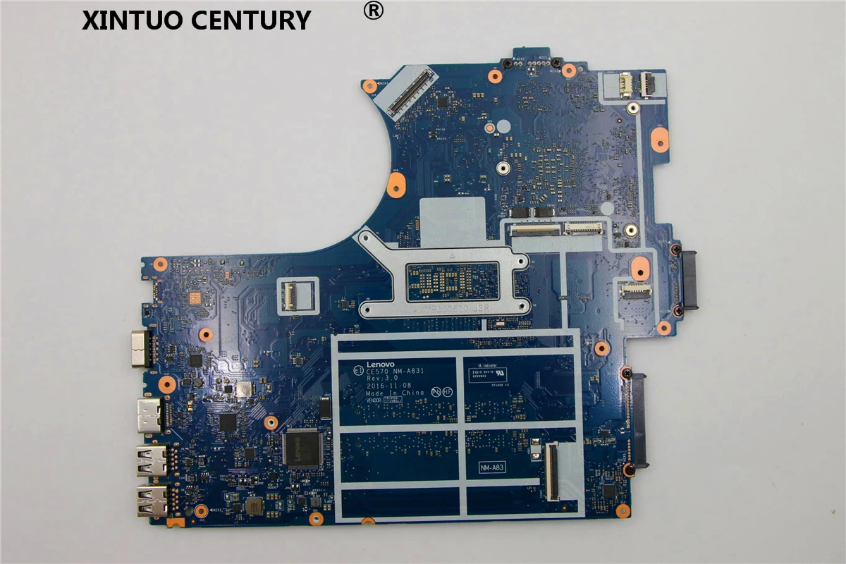 Günstig NM-A831 Für Lenovo ThinkPad E570 Laptop Motherboard NM-A831 Mit CPU I5-7200U GTX 950M 2GB FRU 01EP40 0 100% Voll Test