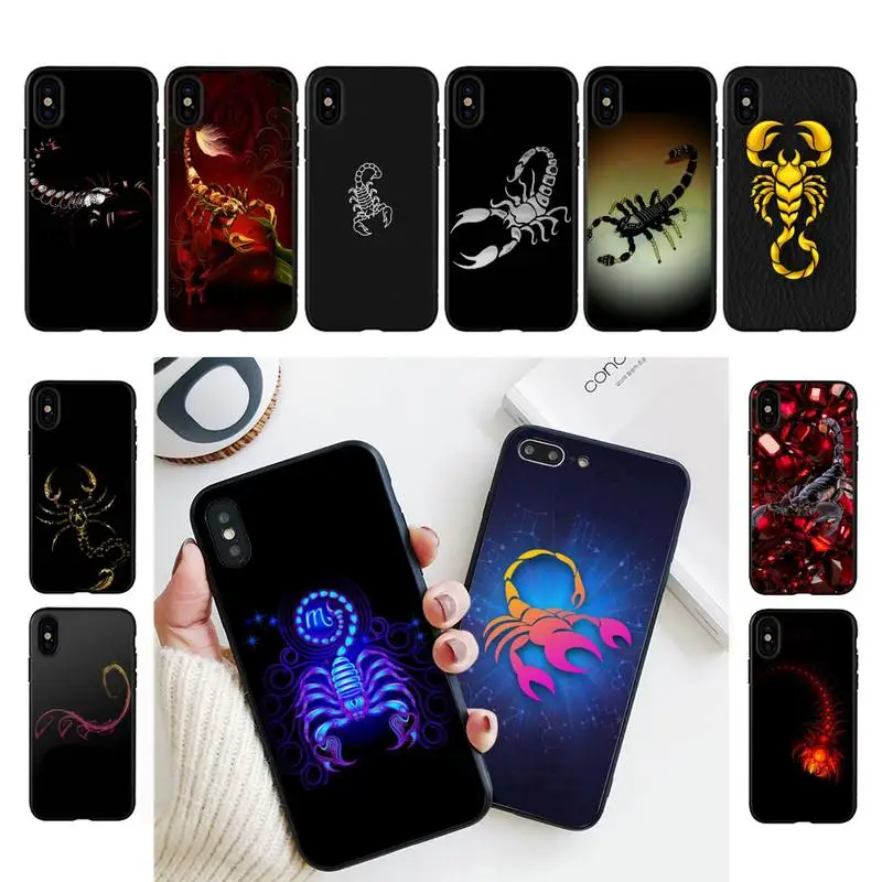 

Animal crab scorpion Phone Case for iphone 13 11 8 7 6 6S Plus X XS MAX 5 5S se 2020 11 12pro max iphone xr case