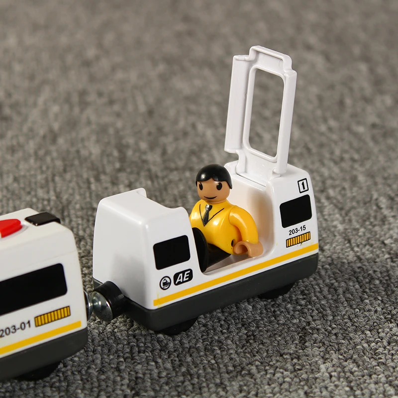 Детские игрушки для литья под давлением Магнитный слот Электрический поезд