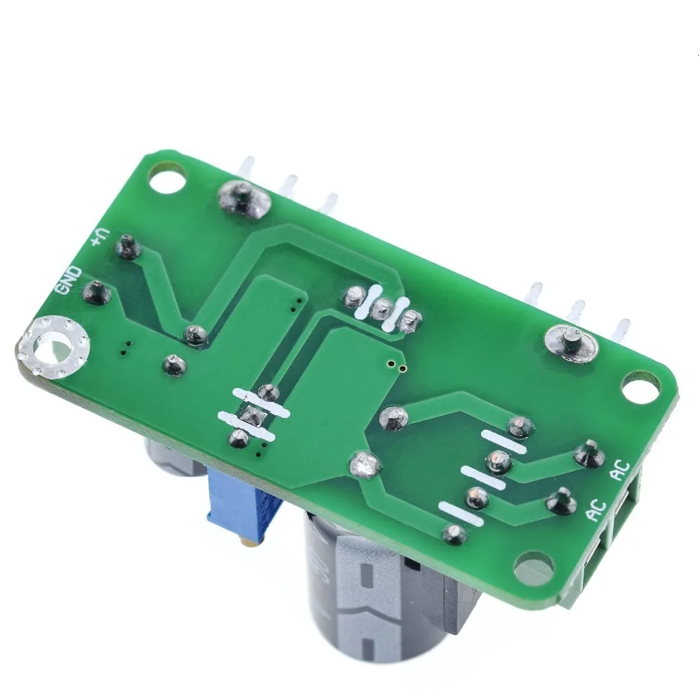 LM317T DC-DC Регулируемый преобразователь понижающий модуль печатной платы линейный регулятор питания с выпрямительным фильтром