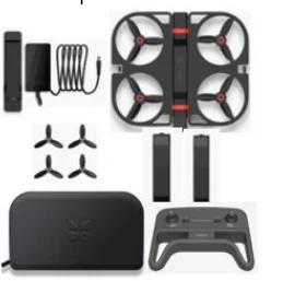2BAT-Bag Радиоуправляемый Дрон 1080P камера Квадрокоптер складной Wi-Fi FPV AI жесты оптическое позиционирование потока селфи Дрон iDol приложение управление самолетом - Цвет: 2BAT-Bag