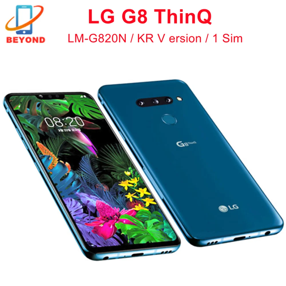 

Original LG G8 ThinQ G820N 6.1" 6GB RAM 128GB ROM Octa Core NFC Snapdragon Unlocked Korean Version 4G LTE Cell Phone