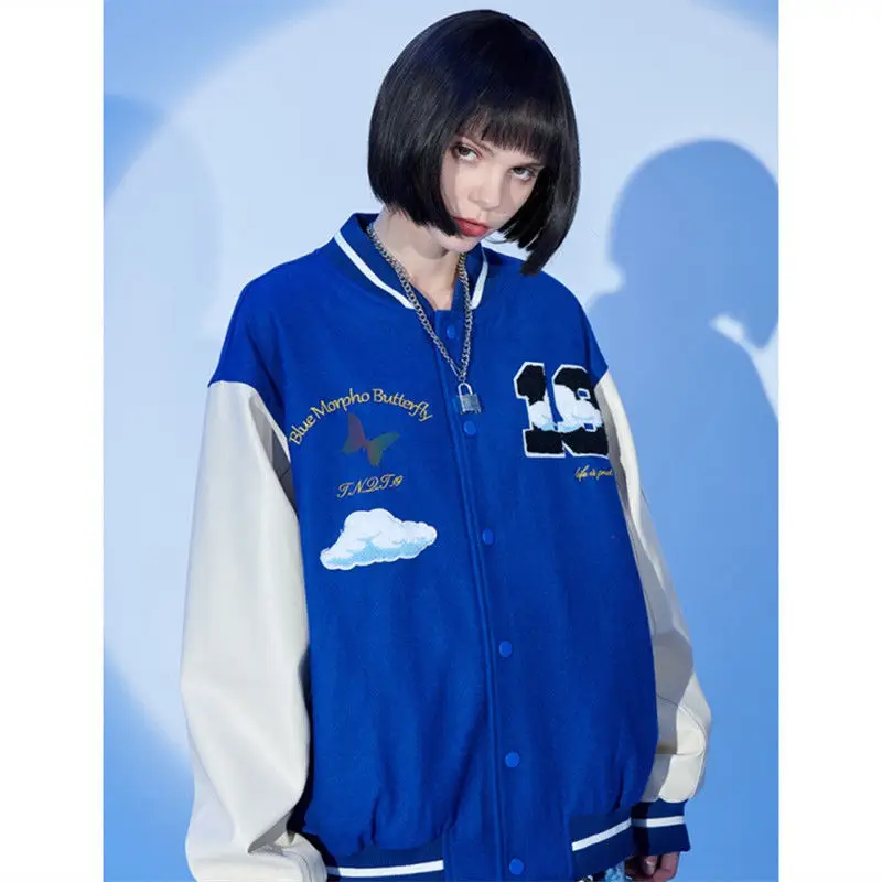Женская Вельветовая куртка-бомбер в стиле Харадзюку | одежда