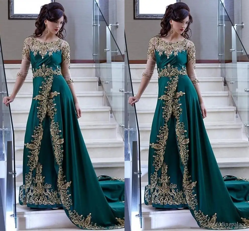 Горячая продажа Половина рукава линии Длинные платья выпускного вечера атласные