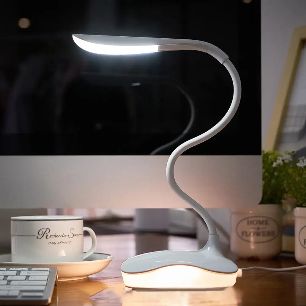 Светодиодный светильник с регулируемой яркостью и датчиком настольная лампа