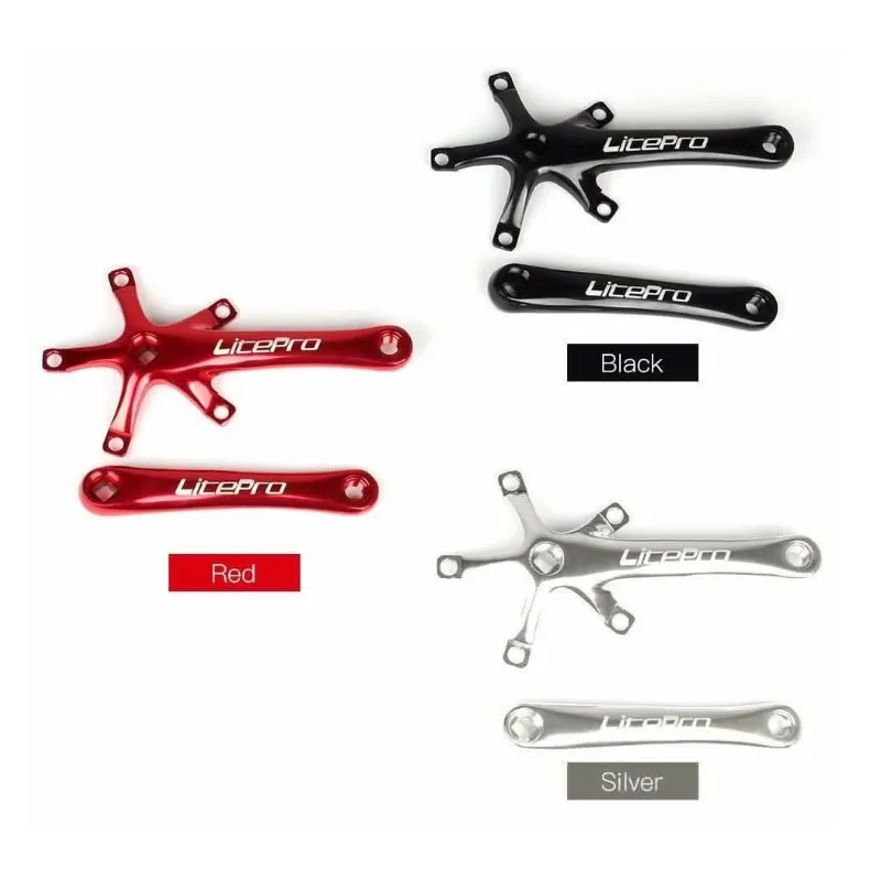 

Litepro Bike 130BCD Folding Road Bicycle Crankset 170mm Crank Aluminum alloy With Chain Bolts For Single Speed 6.5mm