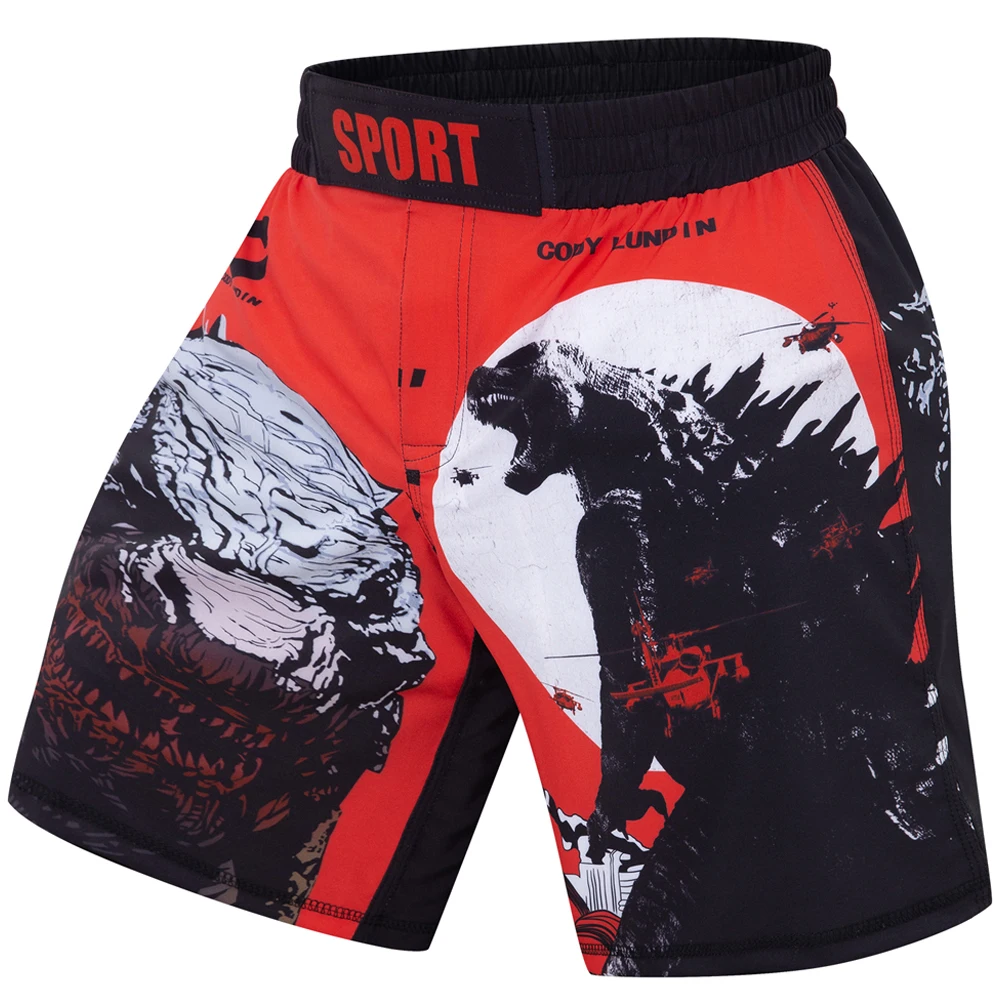 

Men's Boxing Pants Printing MMA Shorts Kickboxing Fight Grappling Short Tiger Muay Thai Boxing Shorts Clothing Sanda Fitness MMA