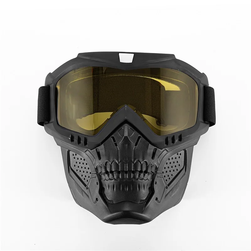 

Motorcycle Goggles Mask Moto Face Mask Windproof Motocross Goggles Racing Helmet Protective Goggles Mask For Halley
