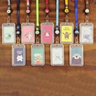 Мультяшный пластиковый чехол для автобуса ID держатель для карт, выдвижной ремешок на шею в виде катушки O24 19, Прямая поставка