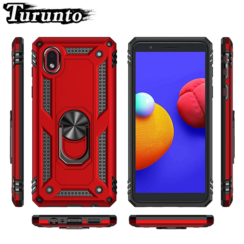

Shockproof Phone Case For Samsung Galaxy A01 A02S A03 A10 Strong Anti-Fall Bracket Protective Cover For Galaxy A11 A12 4G A13 5G