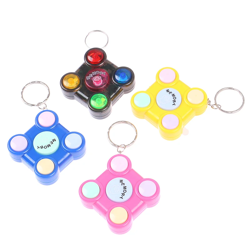 

1PC Adults Stress Relief Toy Portable Colorful Gamepad Shape Memory Maze Cube Gadget Keychain Educational Breakthrough