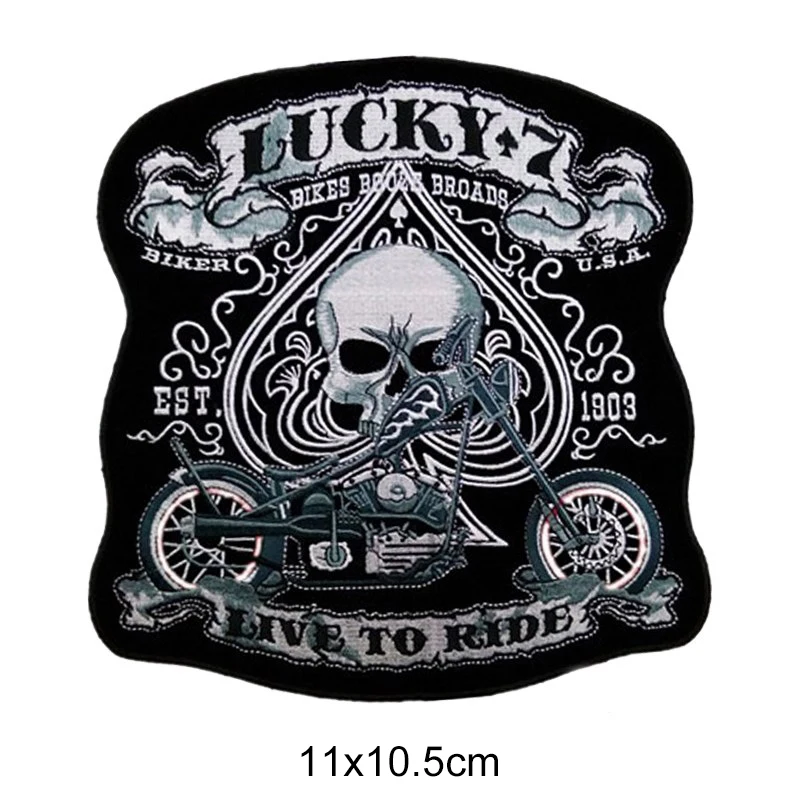 Панк череп орел крутой Железный На заплатках на одежде наклейки ткани рюкзак