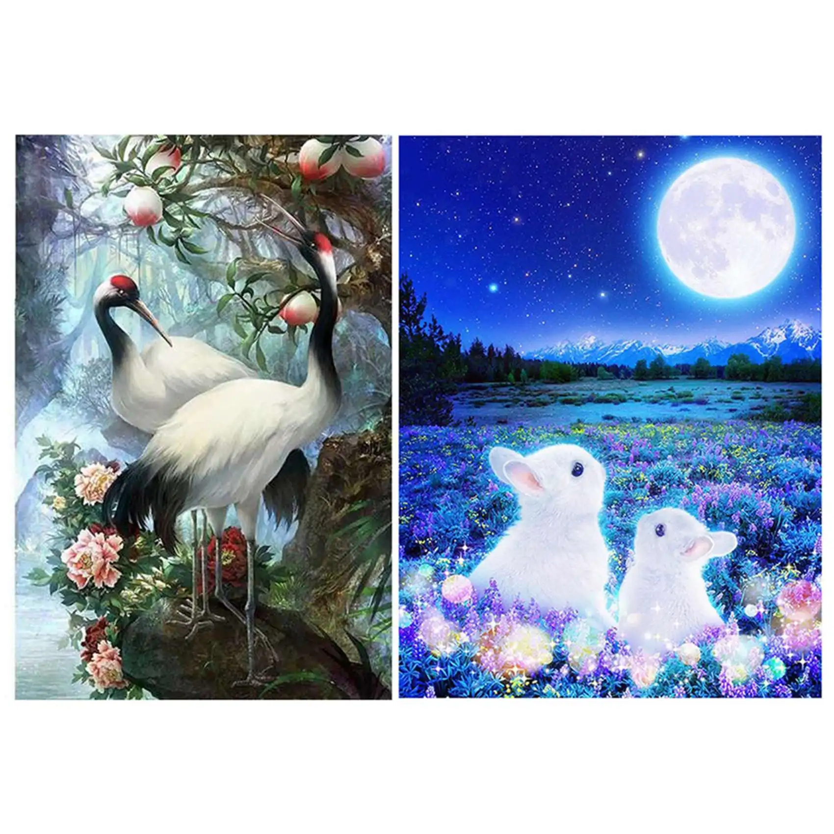 

Алмазная 5D Вышивка LBER животные распродажа цветов и деревьев и кроликов алмазная живопись аксессуары 5D вышивка значки