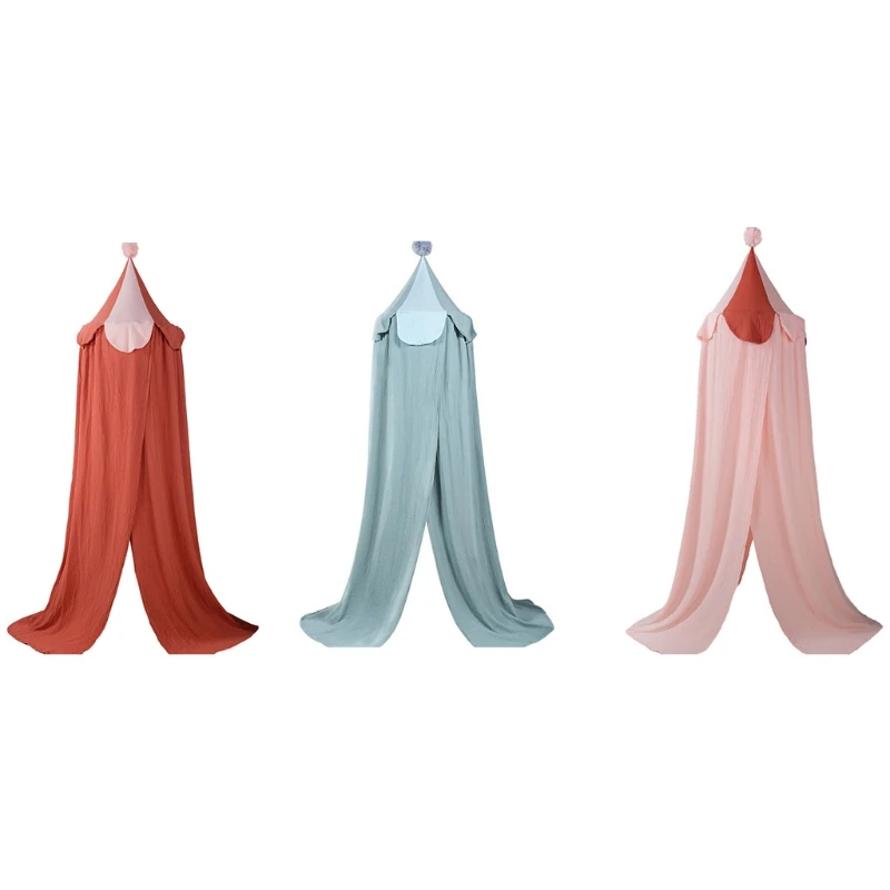 

Anti Mosquito Cotton Baby Princess Bed Canopy Girls Room Decoration Bed Canopy 4X7C