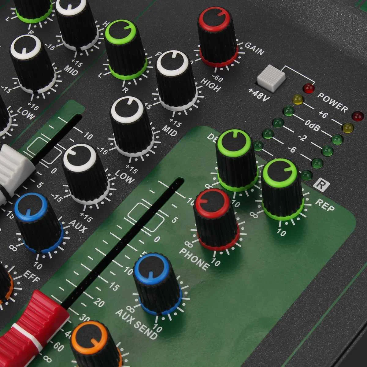 Портативный аудио микшер с Bluetooth USB DJ звуковая микшерная консоль MP3 Разъем 4 канала