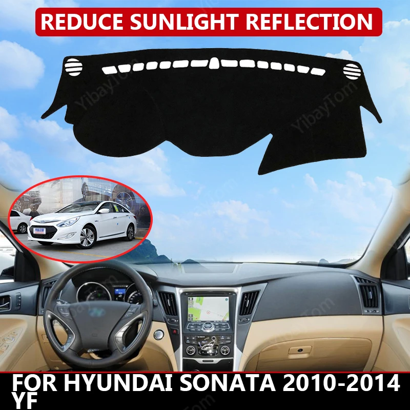

Car Dashboard Cover for Hyundai Sonata 2010-2014 YF Mat Protector Sun Shade Dashmat Board Pad Auto Carpet