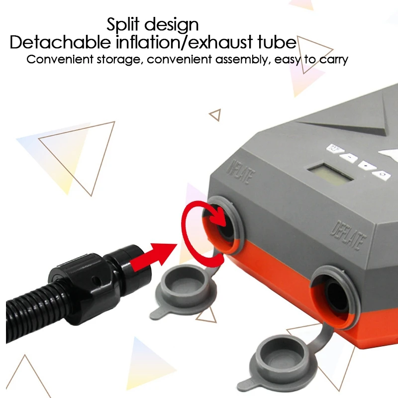 Насос SUP-надувной двухступенчатый для лодок тентов доски серфинга 20 фунтов/кв.