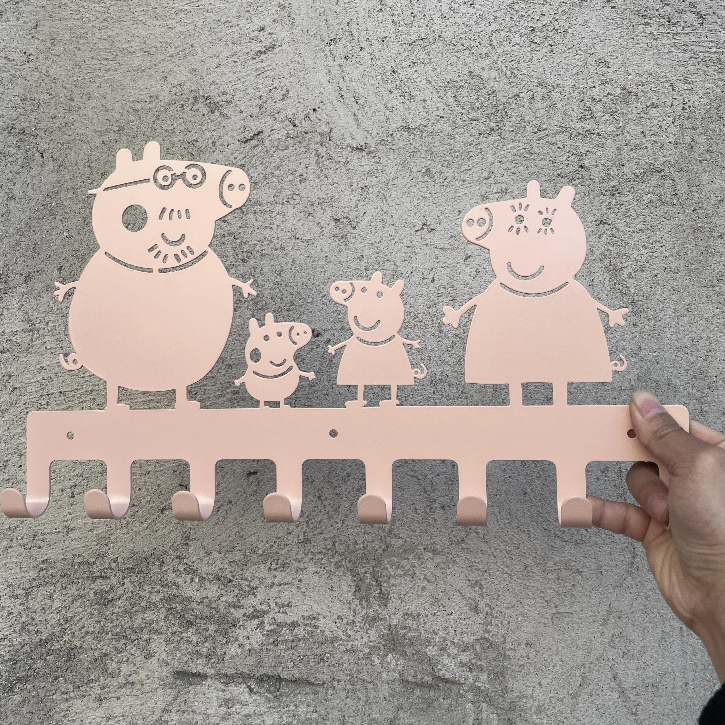 Мультяшная железная вешалка для ногтей креативное украшение детской комнаты