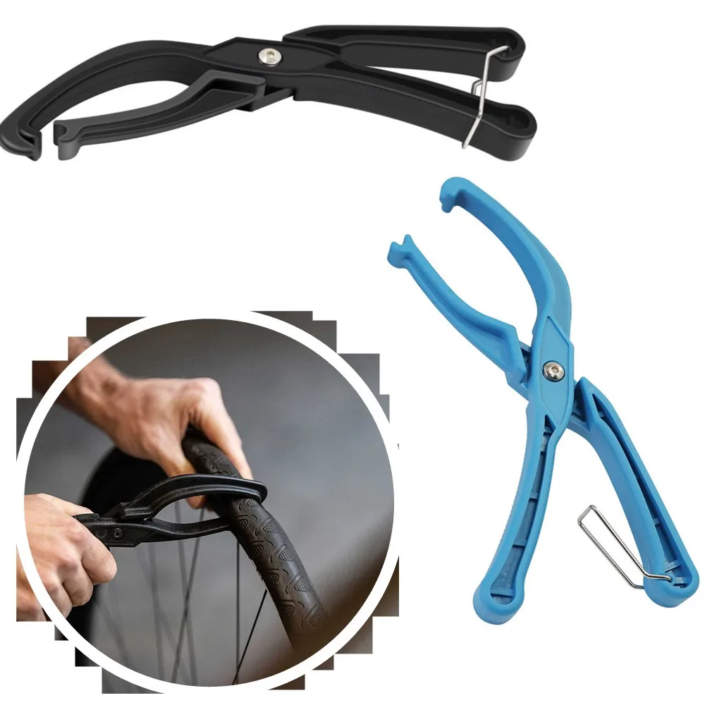 

ABS Bike Bicycle Tire Repair Tool Lever Tyre Remover Inserting Installation Plier Jack Tool Black Blue 220mm
