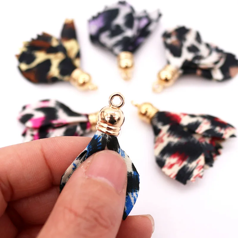 10 шт./лот модные аксессуары фурнитура для ювелирных изделий полиэфирная ткань