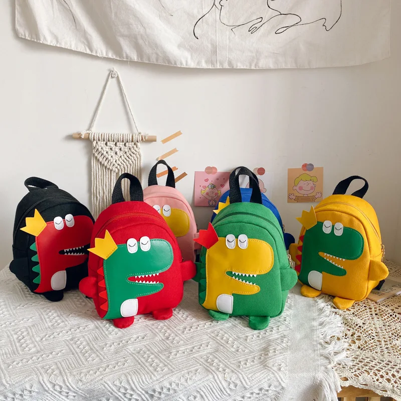 

2020 new dinosaur boy backpack children's bag cartoon cute girl backpack Baby Kindergarten schoolbag