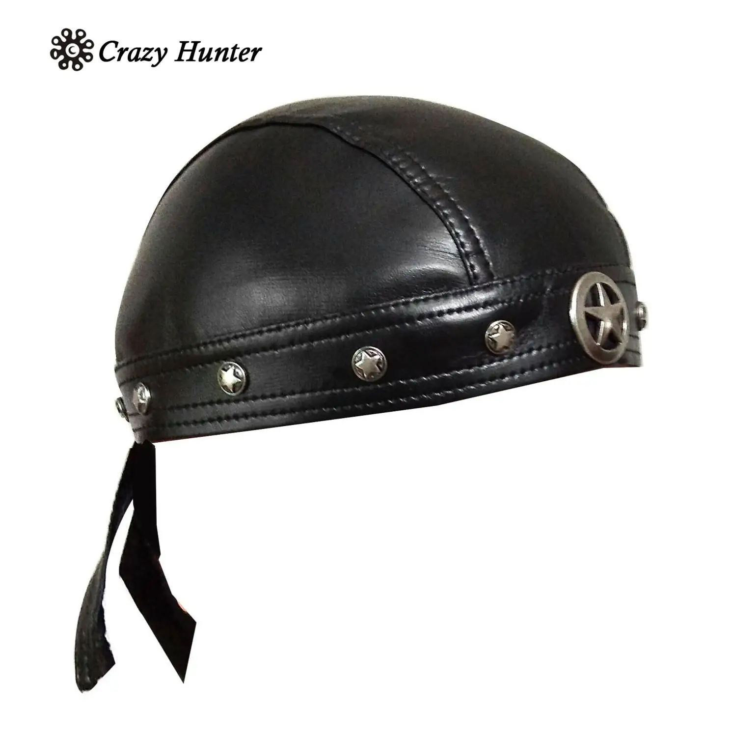 Стильная Байкерская кепка со звездами и шипами бандана Du Do Doo |