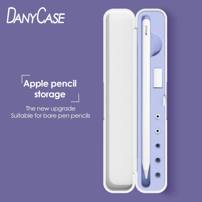 

Pencil Holder Case For Apple Pencil Storage Box Portable Hard cover Portable Case For Apple Pencil Accessories