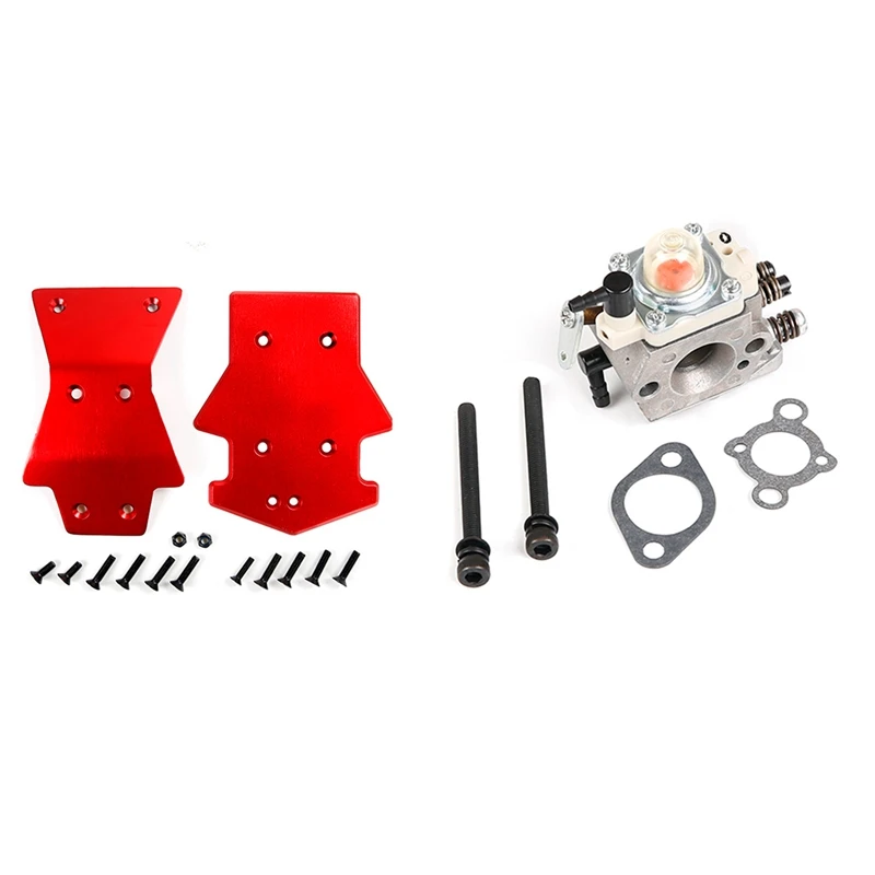 

Front And Rear Large Chassis Thickness With Walbro Carburetor 813 Fit Zenoah CY Engines For 1/5 Hpi Rovan 5Ive-T Rc Car