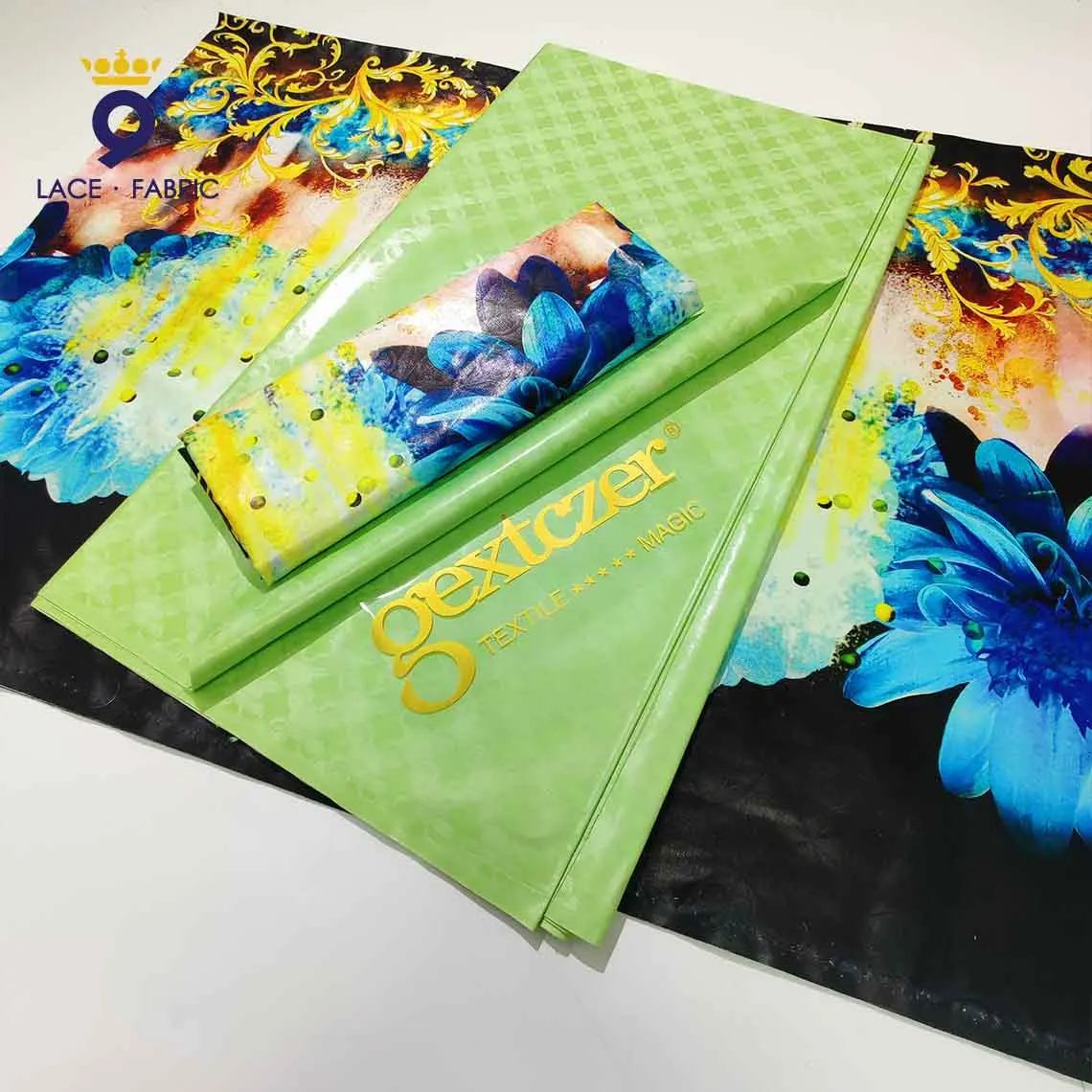 2 5 + ярдов Новая африканская 100% хлопковая парфюмерная базиновая богатая ткань