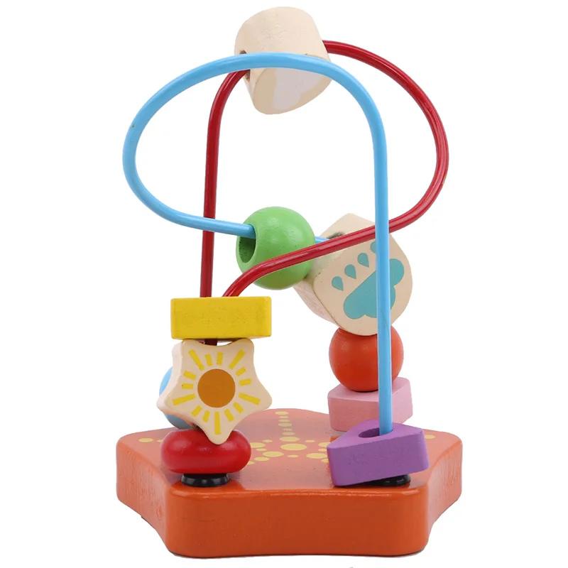 Мини картонные изображения вокруг бисера Детские Развивающие деревянные