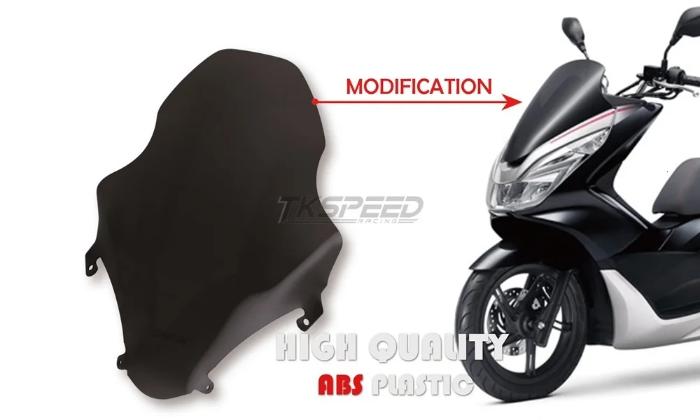 Мото rcycle лобовое стекло ABS ветровое стекло ДЕФЛЕКТОР ДЛЯ Honda pcx 125 PCX125 150 Parabrisas Defletor vento moto