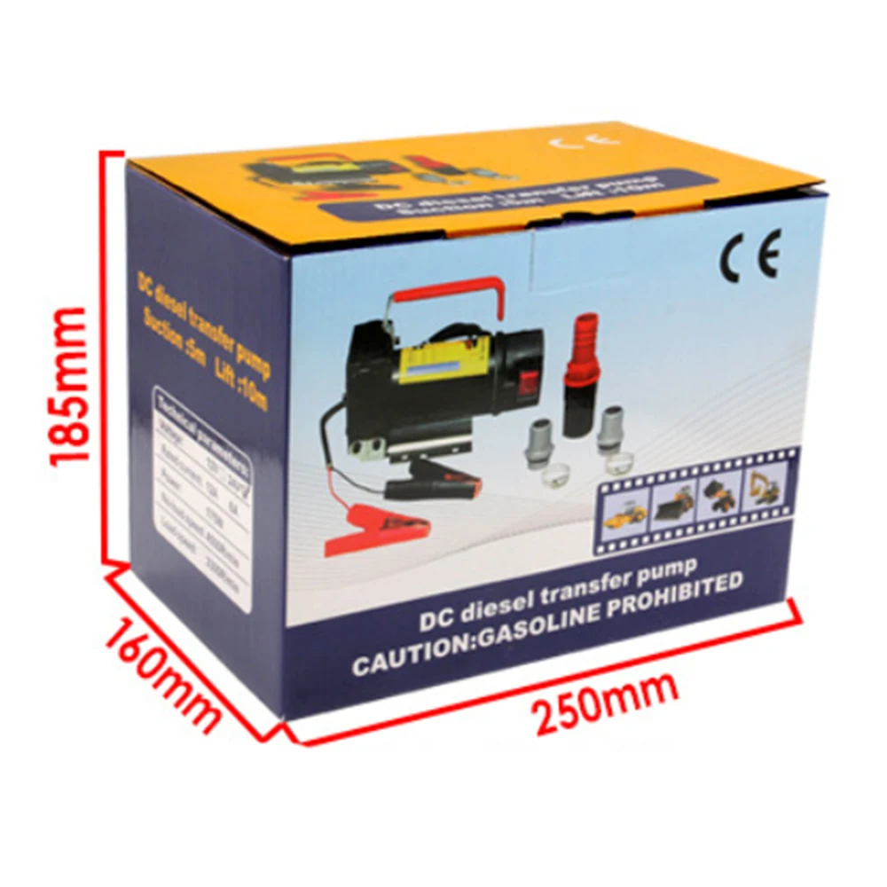 Портативный Малогабаритный Электрический топливный насос 175 Вт 12 В
