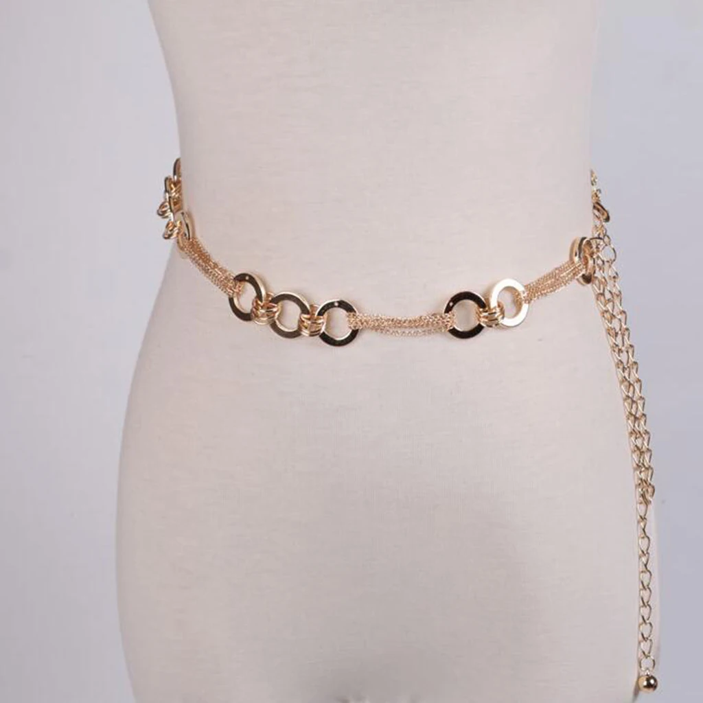 

Women's Fashion Metal Belly Chain Waistband Body Charm Dress Belt Necklace