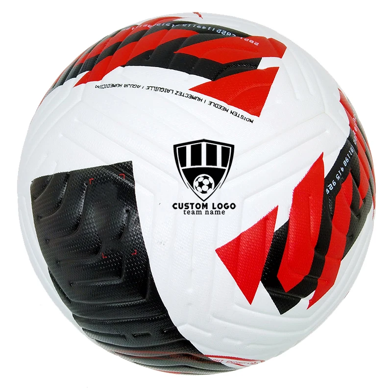 

Футбольный мяч для тренировок по футболу с логотипом на заказ с названием футбольной команды № 5 высококачественный бесшовный износостойк...