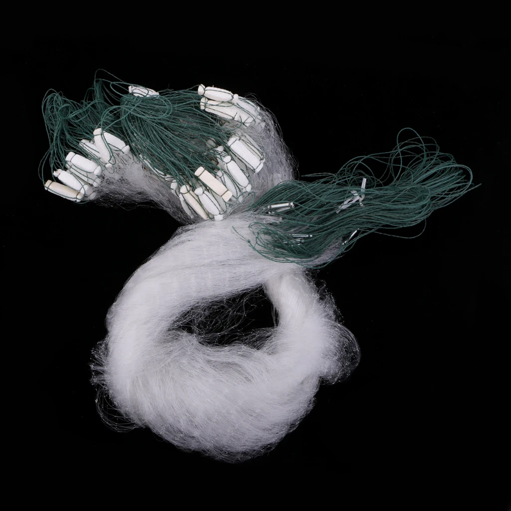 Рыболовная жаберная сеть 25 метров 1-слойная монофиламентная рыболовная с