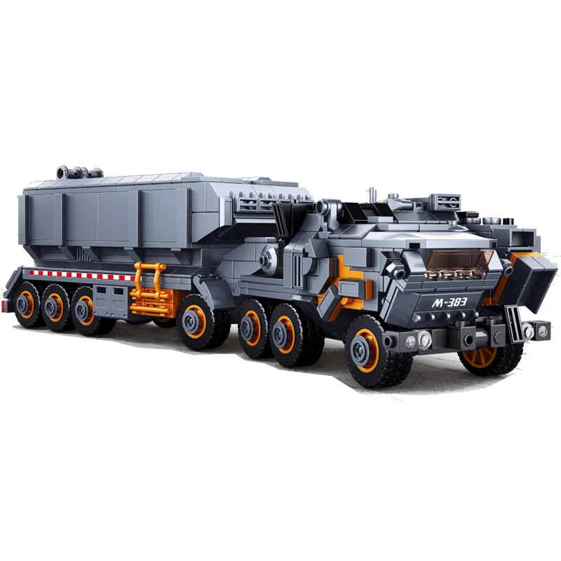 

Sluban Military Model Building Block the Wandering Earth Heavy Transport Vehicle Truck 832pcs Educational Bricks Toy Boy