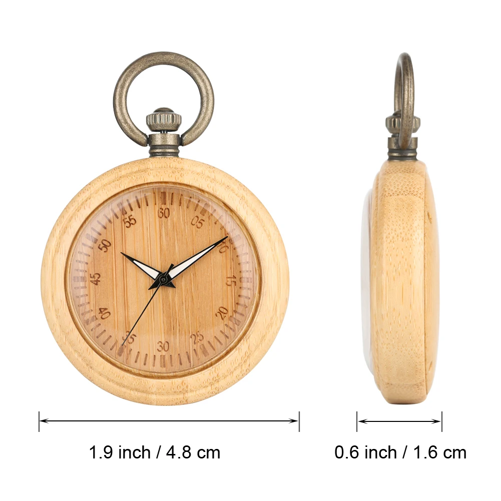 Натуральные деревянные карманные часы для мужчин изысканный циферблат с