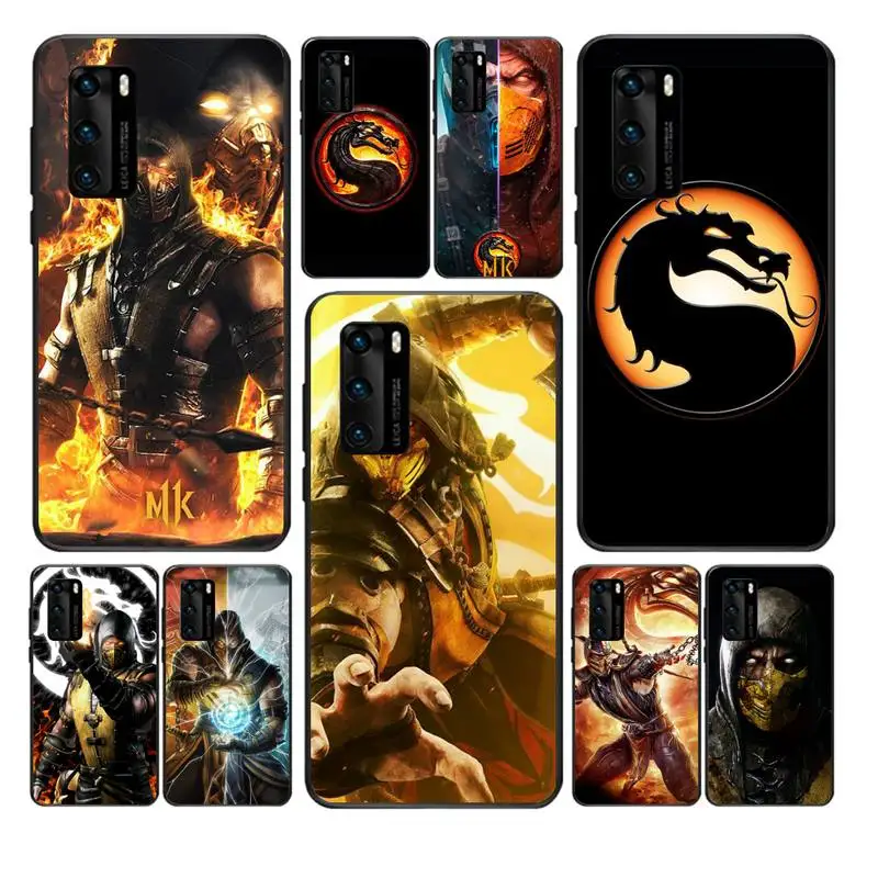 Чехол для телефона Mortal Kombat Huawei Y6 Y7 Y9 Prime 2019 Y9s Mate 10 20 40 Pro Lite Nova 5t силиконовый чехол |
