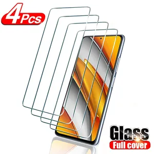 4Pcs Tempered Glass For Xiaomi Poco X3 NFC F2 Pro F3 M3 Screen
Protector on Poco X3 Pro F2 M3 Pro F3 X3 GT glass