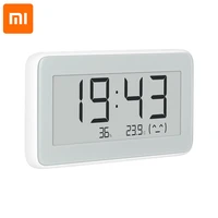 xiaomi mijia smart electric thermometer bt4 0 wireless digital clock indoor hygrometer thermometer smart phone mijia app control