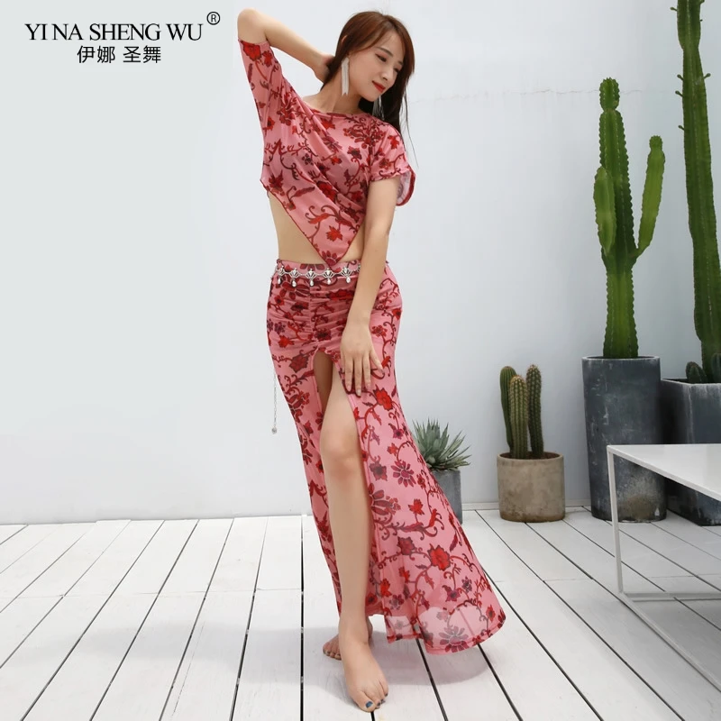 Дешевый танцевальный костюм оптом женская одежда для Белла с цветочным рисунком