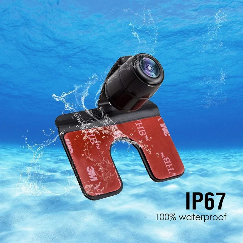 HD Автомобильная фронтальная камера заднего вида универсальные встроенные