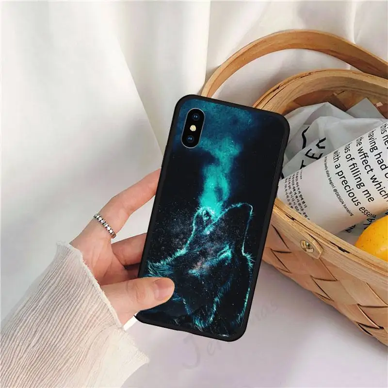 

angry Animal wolf Face luxury brand cover Phone Case shell for iPhone 11 12 pro XS MAX 8 7 6 6S Plus X 5S SE 2020 XR