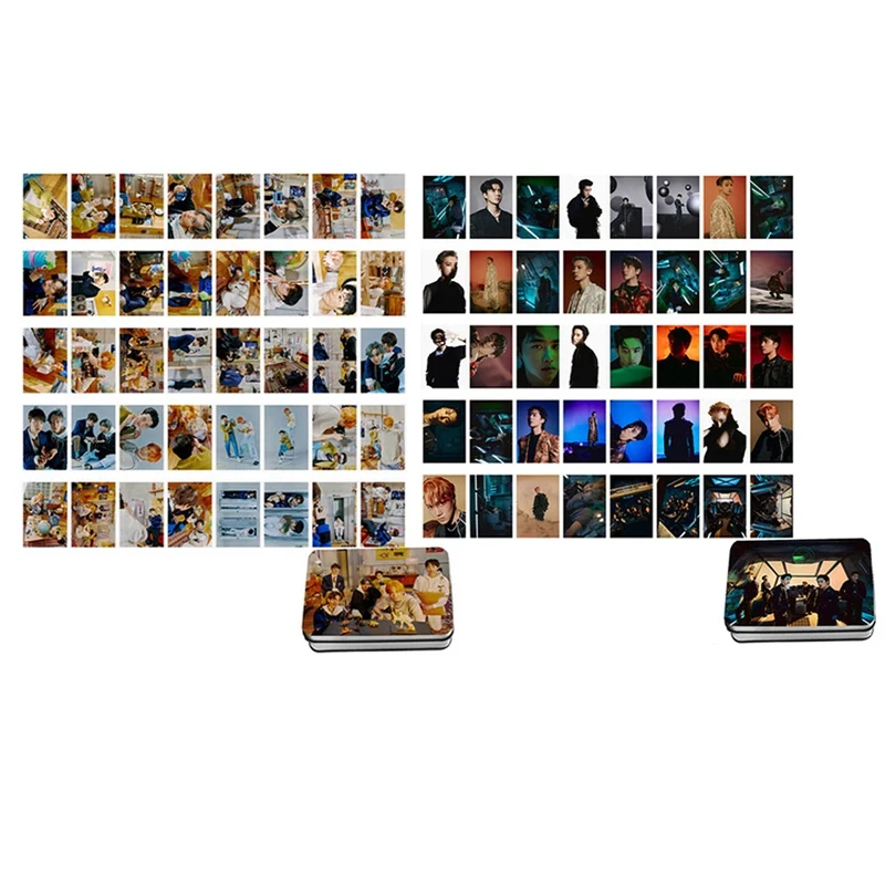 

40Pcs/Set EXO 2021 Returns New Album DONT FIGHT THE FEELING The Same LOMO Cards K-POP Fans Gift