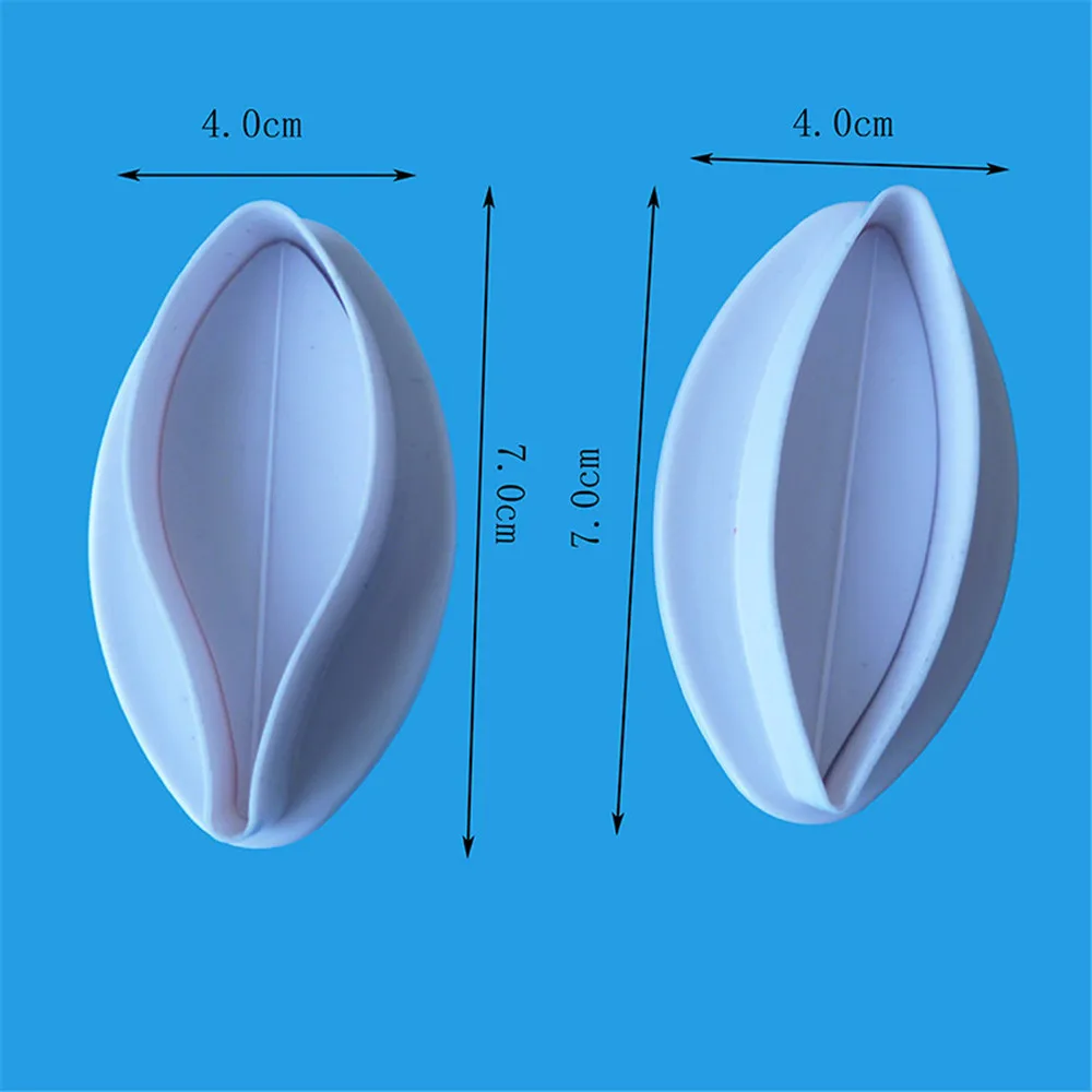 Цветок плунжера резак 2 шт./лот большой размер лепесток лилии украшения торта
