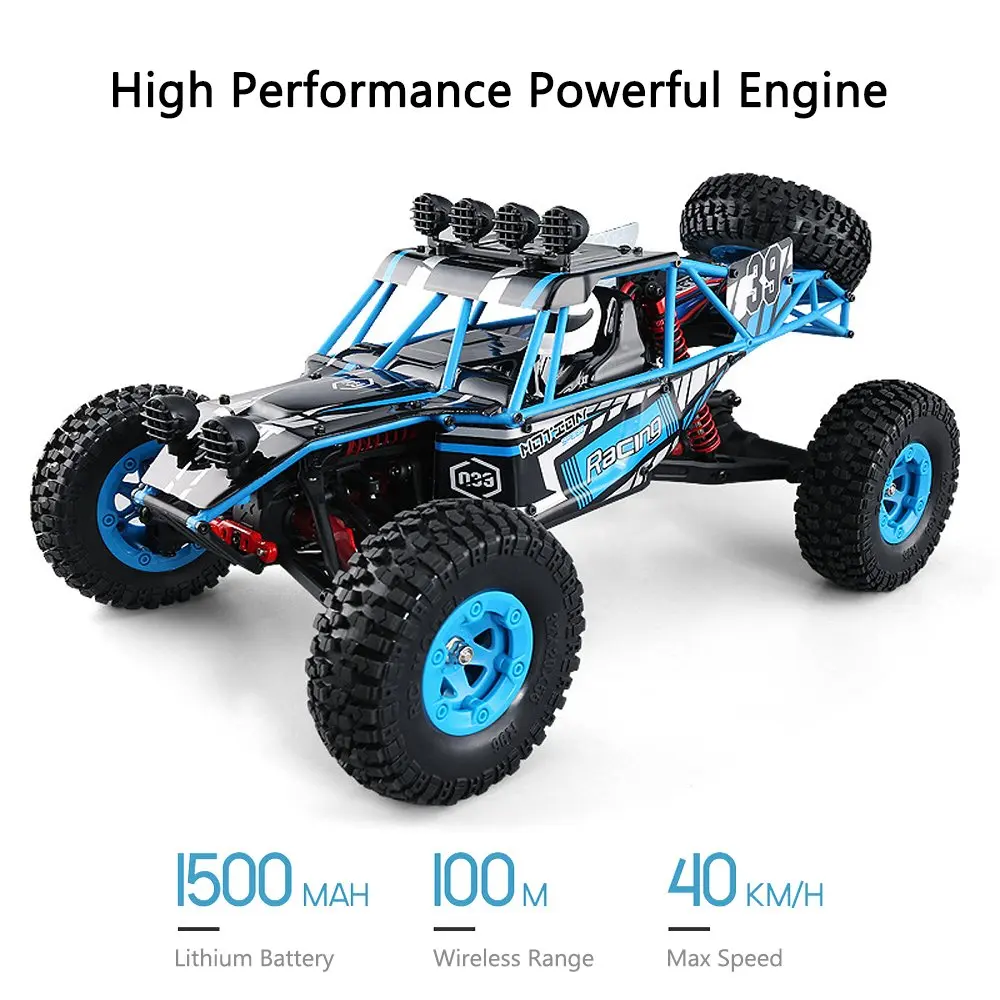 Грузовик JJRC Desert Q39 2 4 ГГц 1:12 4WD RTR внедорожник Радиоуправляемый автомобиль