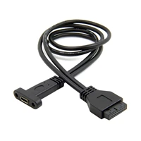 single port usb 3 1 type c usb c female to usb 3 0 motherboard 19pin header cable 40cm
