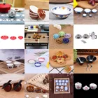 1:12 миниатюрная тарелка для кукольного домика, лапши, риса, миска, суп, кастрюля, палочки для еды, набор посуды, кукольная кухня, игрушка