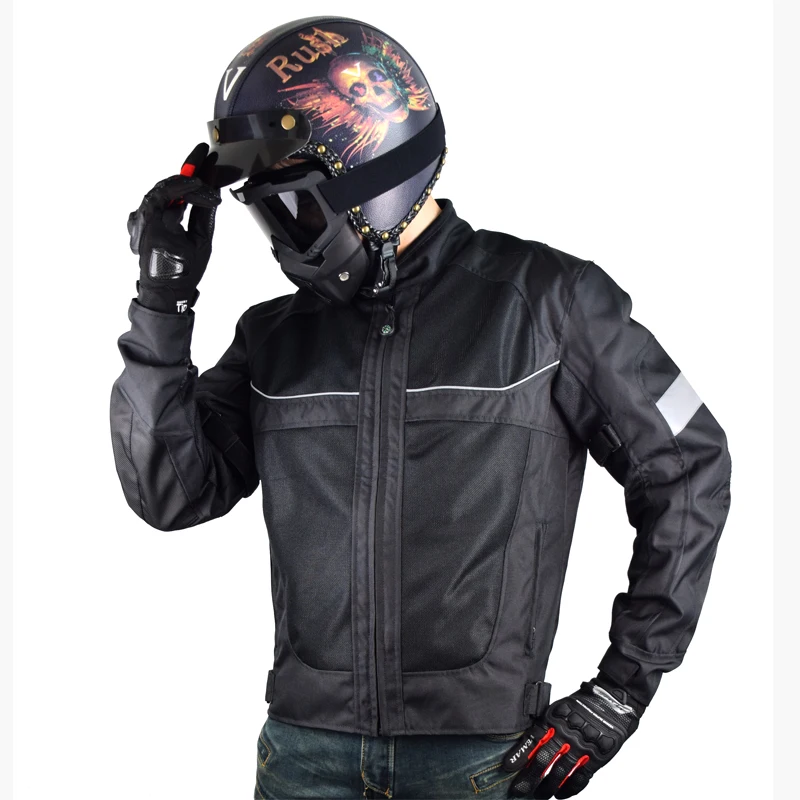 Мужская мотоциклетная куртка дышащая сетчатая для мотокросса Джерси езды на